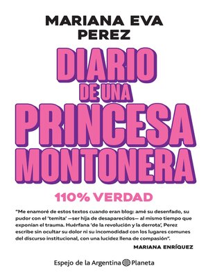 Diario de una princesa montonera - ebook